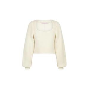 NEW HANSEN & GRETEL women's bruna ribbed sweater in ivory